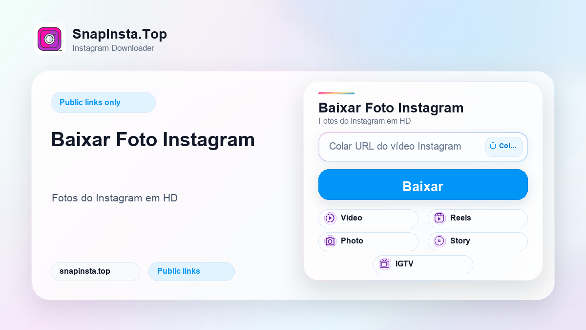 Baixar Foto Instagram - SnapInsta.Top
